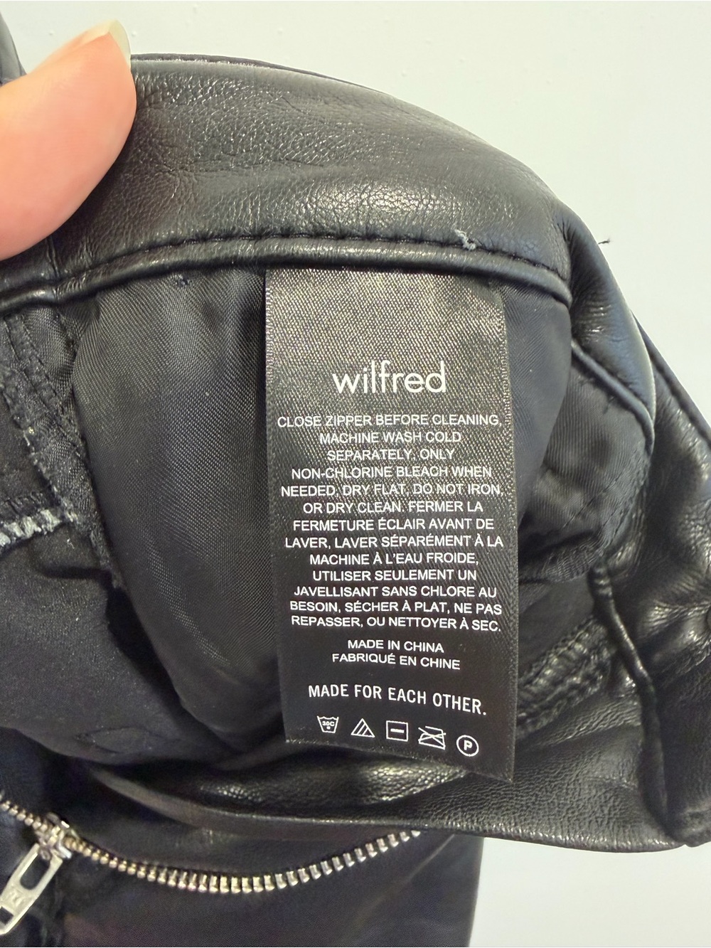 Wilfred - The Melina Leather Pant in Black - Picture 8 of 10
